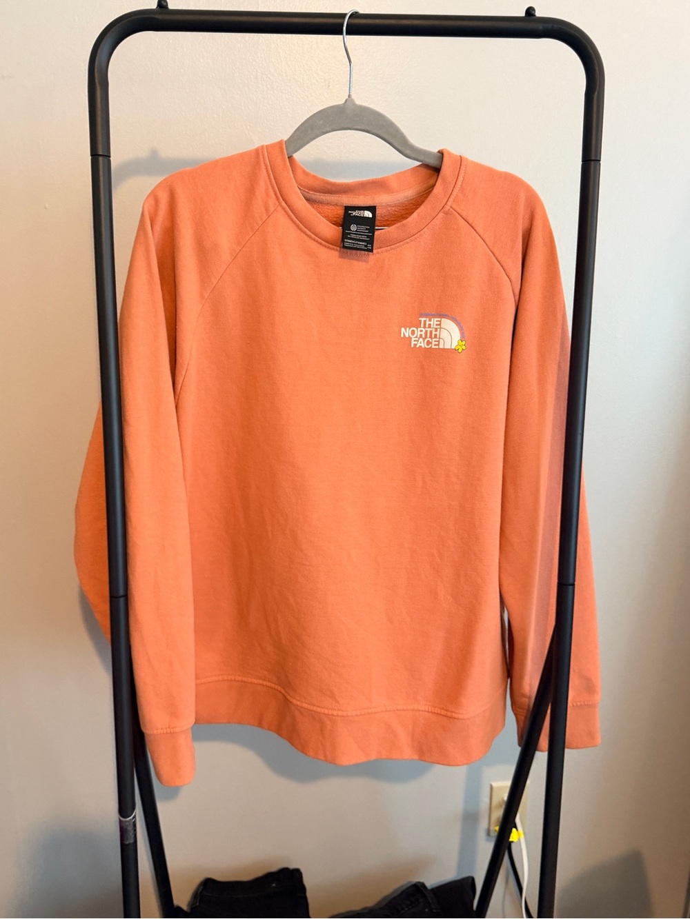 The North Face Women’s Coral-Orange Crewneck Sweatshirt
